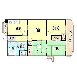 明石大窪住宅4号棟 5階