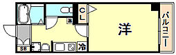 ＳＡＮＫＯガルフタワー 8階1Kの間取り