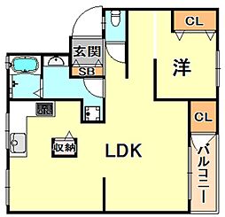 渦が森コーポ6号館 4階