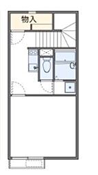 レオネクストプレザン今池 2階1Kの間取り