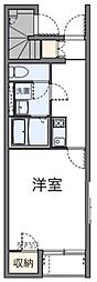 レオネクスト六甲篠原 1Kの間取図画像