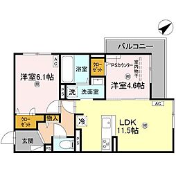 シーグレース浜甲子園 2階
