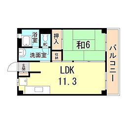 間取図画像 1LDK