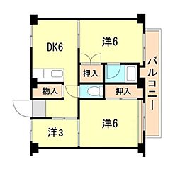 ビレッジハウス東二見2号棟 3階