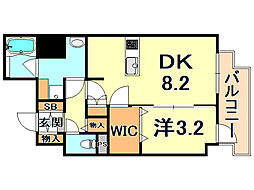 間取図画像 1DK
