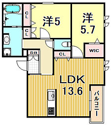 リゼ西宮仁川 3階