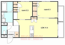 Ｌａ　ｖｉｔａ摂津本山 3階