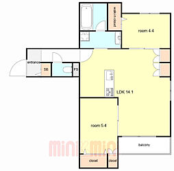 (仮称)西宮市高木東町ヘーベルメゾン 2階