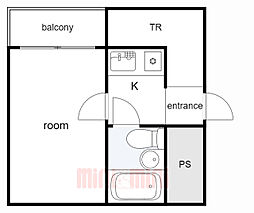 間取図画像 ワンルーム