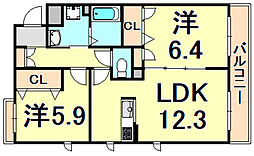 エクセラン甲子園一番町 3階/306