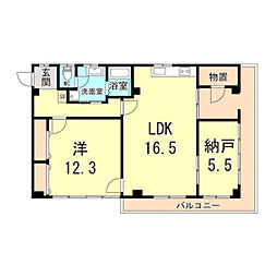 間取図画像 1SLDK