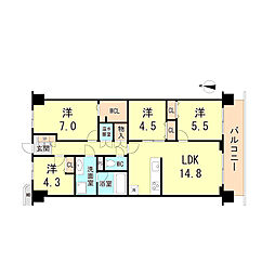 間取図画像 4LDK