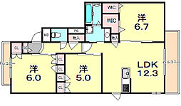 間取図画像 3LDK