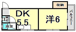 間取図画像 1DK