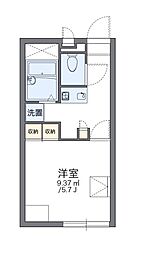 レオパレスヒルデナーハイム 1Kの間取図画像