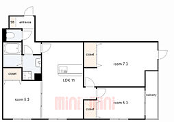 メゾン　ド　ラピスラジュリ 3階
