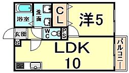 シャーメゾンII 2階