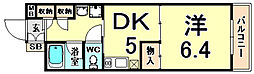 間取図画像 1DK
