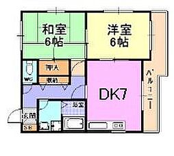間取図画像 2DK