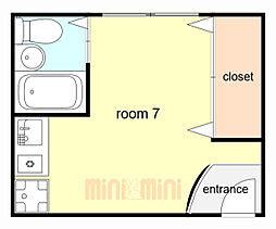 間取図画像 ワンルーム