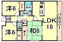 間取図画像 3LDK
