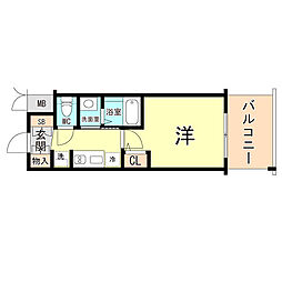 エステムコート神戸　大倉山公園 5階/502