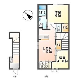 ウィステリア 2階