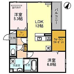 ラポール岡本 2階/201