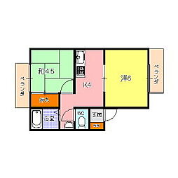 ユニオンハイツII 1階