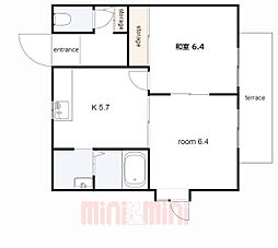 セフィーラ青谷 2Kの間取図画像