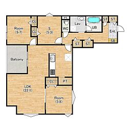 アークハイム翠ヶ丘 2階