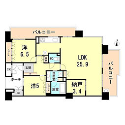 六甲アイランドＣＩＴＹ　Ｗ7Ｒｅｓｉｄｅｎｃｅ　6番館 5階