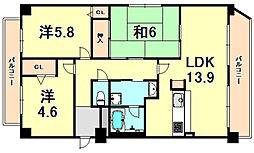 アーバネックス芦屋業平 8階