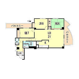 ル・パレ芦屋 4階