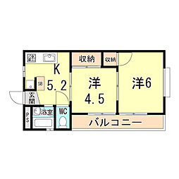 有馬道ハイツ 4階/401