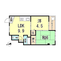 芦屋第一コーポラス 2階
