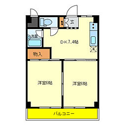 御影マンション東館 3階/306