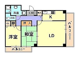 芦屋ガーデン 4階/401