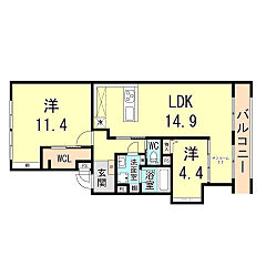 物件の間取り