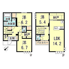 物件の間取り
