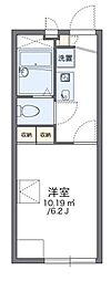 レオパレスT.Y.K 1Kの間取図画像