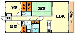 ウエストコート11番街 3LDKの間取図画像