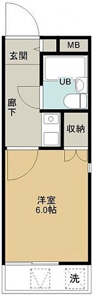 プロヴァンス 402｜埼玉県所沢市松葉町(賃貸マンション1K・4階・17.75㎡)の写真 その2
