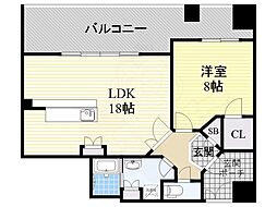 PHOENIX日本橋高津 1LDKの間取図画像