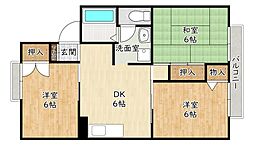 エル・ハイツ 3DKの間取図画像