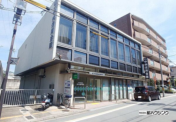 京都中央信用金庫藤森支店 約552m　(徒歩約10分)