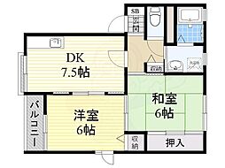 センターフィールド宝塚1 1階/-