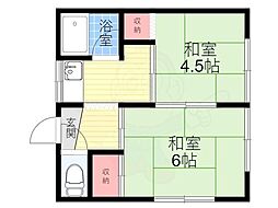 第一ハウス 2Kの間取図画像
