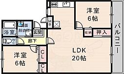 アンシャンテ川西 4階/402