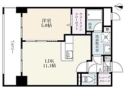 仮）サンライズビル 7階1LDKの間取り